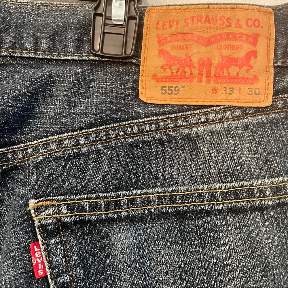 Levi Strauss & Co Style 559 W33 x L30 Blue Jeans